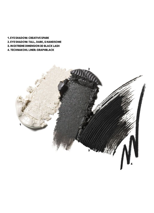 M·A·C Now You See Me Extra Dimension Eye Kit: Smoky - Limited Eition make-up set - detail 2 smokey