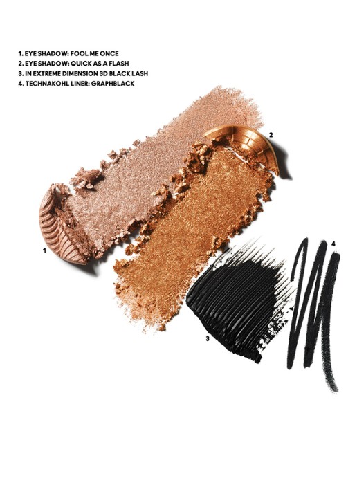 M·A·C Now You See Me Extra Dimension Eye Kit: Smoky - Limited Eition make-up set - detail 2 golden