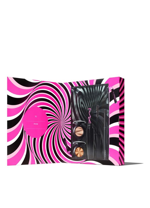 M·A·C Now You See Me Extra Dimension Eye Kit: Smoky - Limited Eition make-up set - voorkant 7 golden