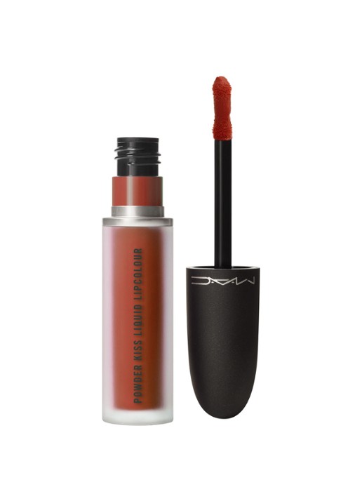 M·A·C Powder Kiss Liquid Lipcolour - liquid lipstick - voorkant steenrood