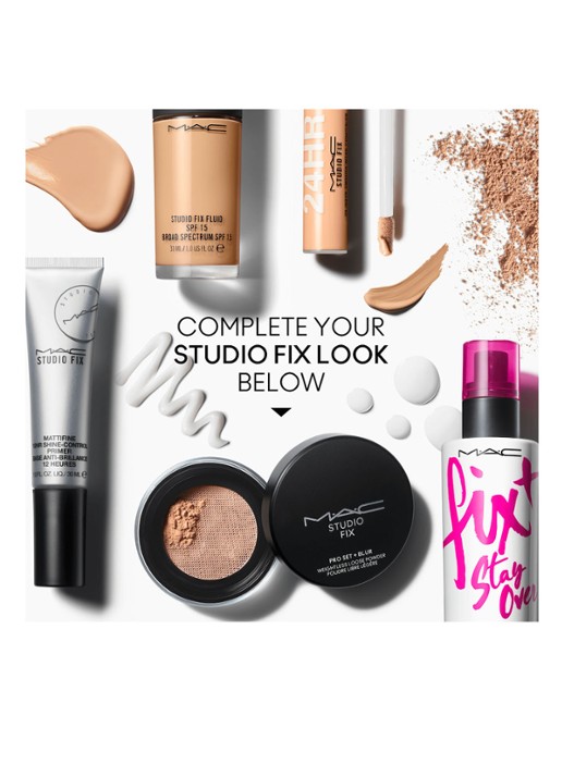 M·A·C Studio Fix Pro Set + Blur Weightless Loose Powder - losse poeder - detail 6 deep dark