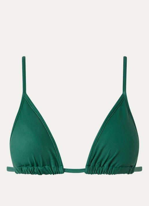 MAAJI Brunswick reversible triangel bikinitop  - voorkant 3 groen