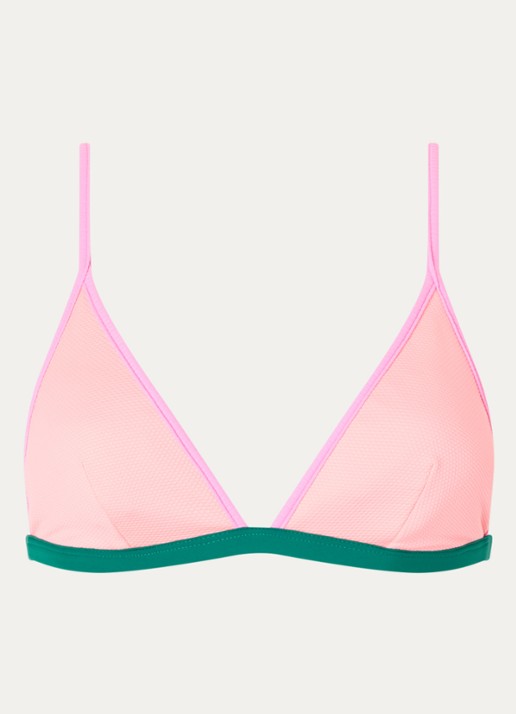 MAAJI Genuine reversible bikinitop met uitneembare vulling - voorkant 4 roze