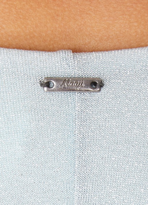MAAJI Splenium reversible tanga bikinislip met lurex - detail 4 zilver