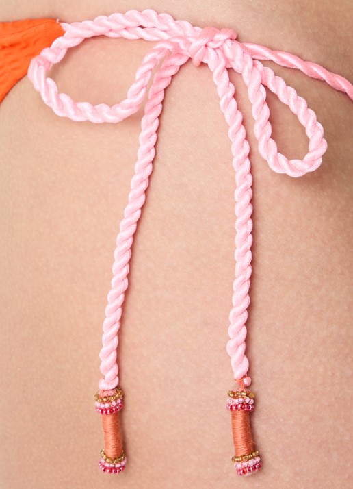 MAAJI Summer Dunes Harley reversible tanga bikinislip met kralendecoratie - detail 6 orange