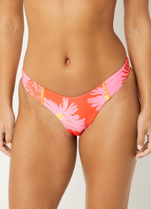 MAAJI Water Blossom bikinislip met print - voorkant 5 rood