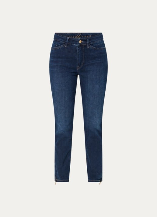 MAC Jeans Dream Chic high waist skinny jeans - voorkant 3 donkerblauw