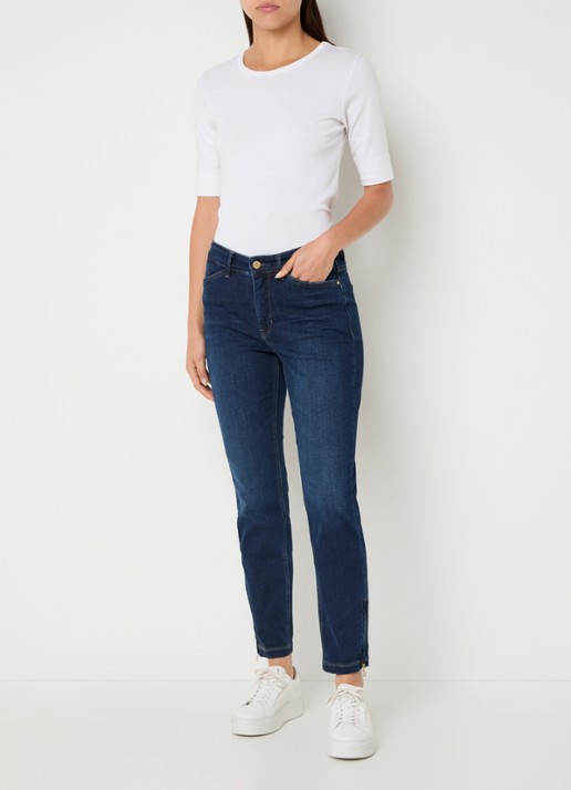 MAC Jeans Dream Chic high waist skinny jeans - voorkant 4 donkerblauw