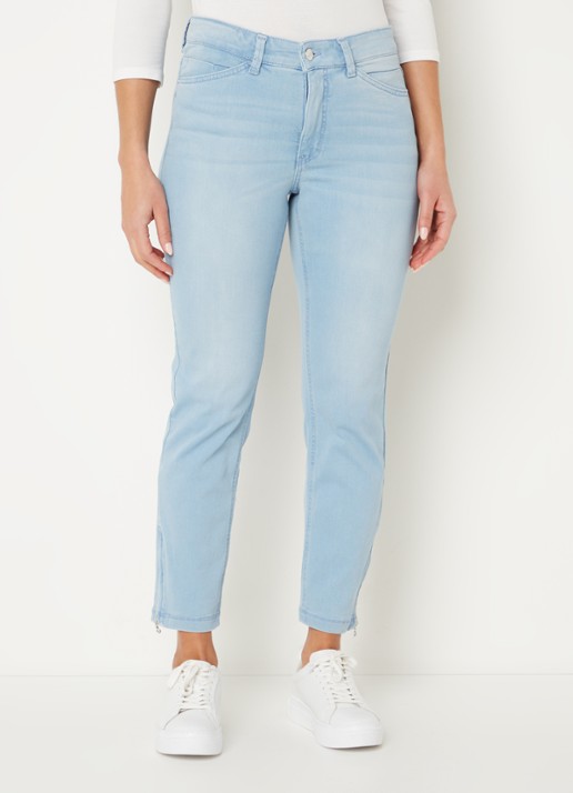 MAC Jeans Dream Chic high waist skinny jeans - detail 4 lichtblauw