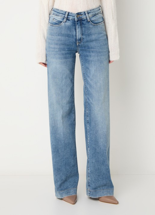 MAC Jeans Dream high waist wide leg jeans met steekzakken