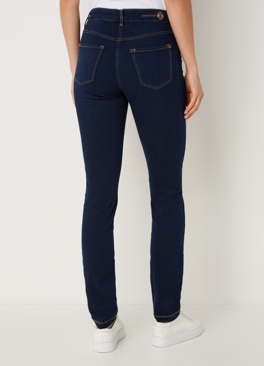 MAC Jeans Dream mid waist skinny jeans met stretch - achterkant 3 indigo