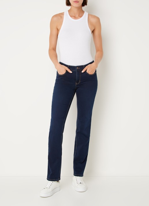 MAC Jeans Dream mid waist slim fit jeans met stretch  - voorkant 2 jeans