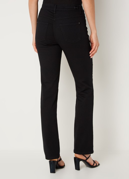 MAC Jeans Dream mid waist slim fit jeans met stretch  - achterkant zwart
