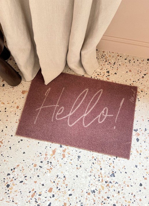 Mad About Mats Arie universele mat 50 x 75 cm - voorkant 3 oudroze