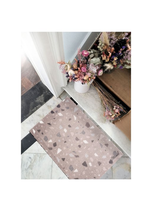 Mad About Mats Cain deurmat 50 x 75 cm - detail 3 roze