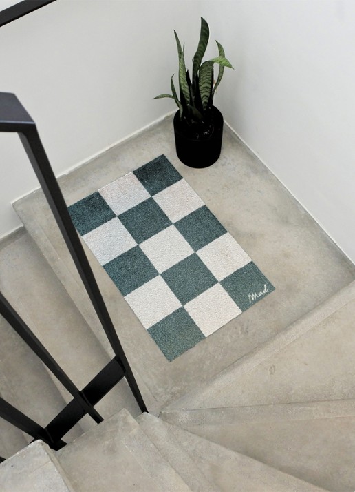 Mad About Mats Dalia universele mat 50 x 75 cm - voorkant 2 donkerblauw