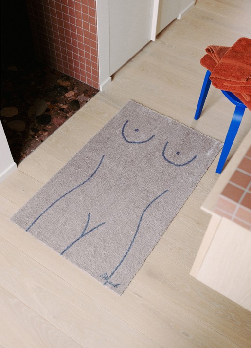 Mad About Mats Donna universele mat 67 x 110 cm - voorkant 3 beige