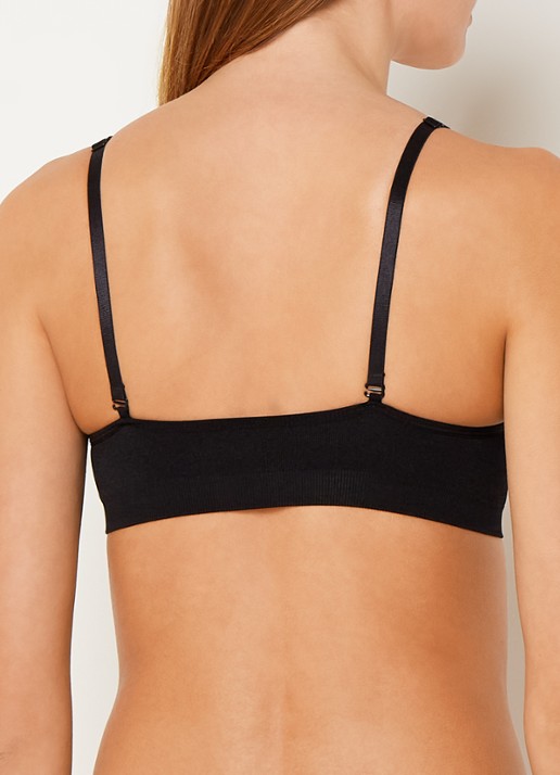 MAGIC Bodyfashion Comfort Bra Spaghetti Straps - achterkant zwart