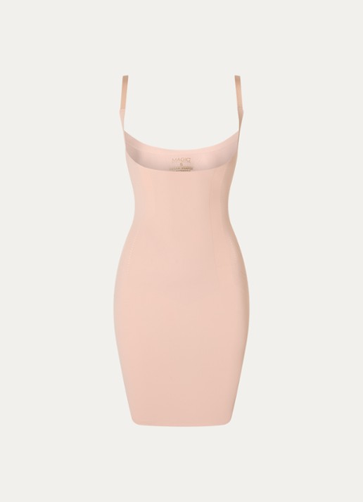 MAGIC Bodyfashion Dream Shaper corrigerende onderjurk - voorkant bruin