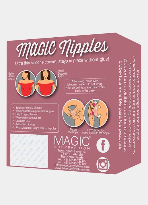 MAGIC Bodyfashion MAGIC Nipples siliconen tepelplakker - detail 2 beige