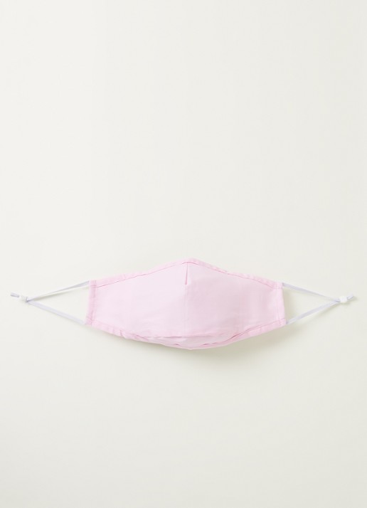 MAGIC Bodyfashion Niet-medisch mondkapje van katoen - voorkant roze
