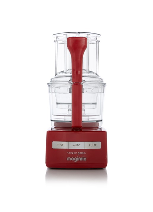 Magimix 3200 XL Compact keukenmachine 2,6 liter - voorkant rood