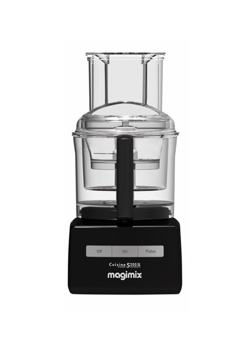 Magimix 5200 XL Premium keukenmachine 3,6 liter - voorkant zwart