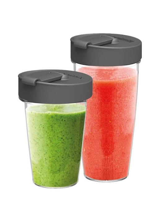 Magimix Blend cup set van 2 - voorkant 2 transparant