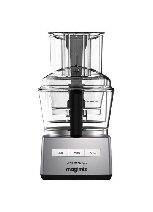 Magimix Compact 3200 XL keukenmachine - voorkant chroom