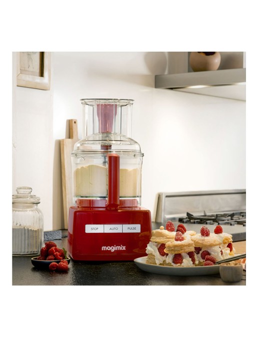 Magimix CS 5200 XL Premium Red keukenmachine - voorkant 2 rood