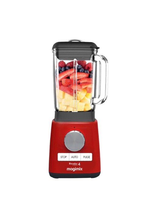 Magimix Power blender 1,8 liter - voorkant 7 steenrood