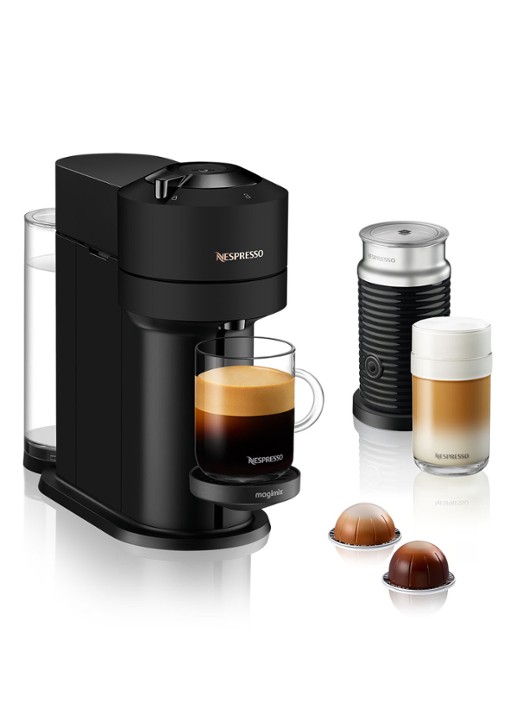Magimix Vertuo Next Nespresso machine en Aeroccino melkschuimer 11719