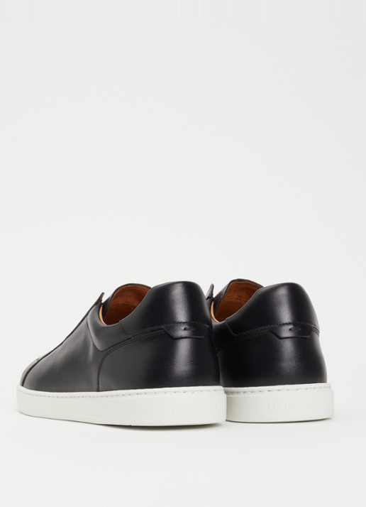 Magnanni Canelo Slip sneaker van kalfsleer - achterkant zwart