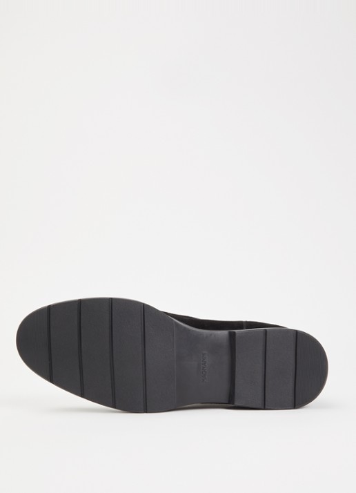 Magnanni Chelsea boot van suède - detail 2 zwart