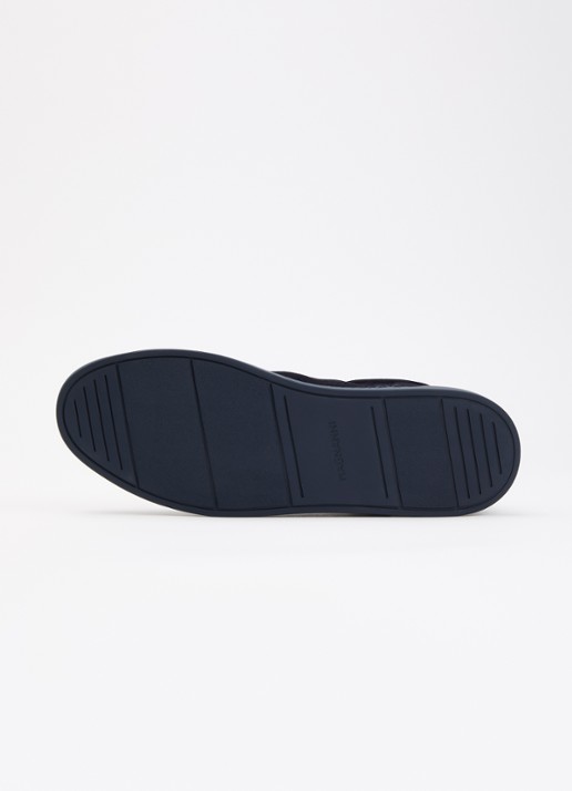 Magnanni Costa Slip II sneaker van suède - detail 5 donkerblauw