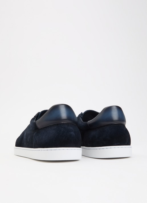 Magnanni Sneaker van suède  - achterkant 5 indigo