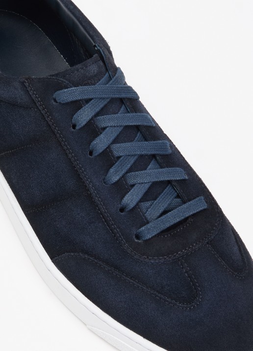 Magnanni Sneaker van suède  - detail 4 indigo