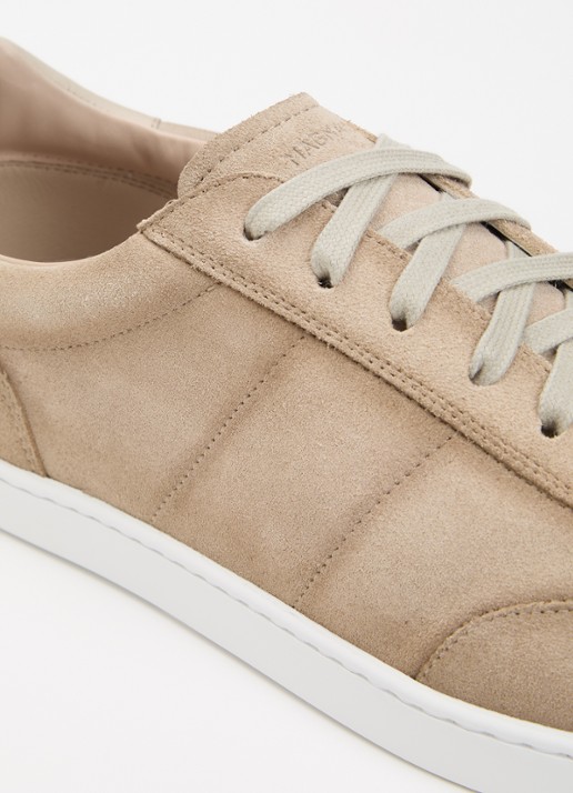 Magnanni Sneaker van suéde  - detail 6 beige