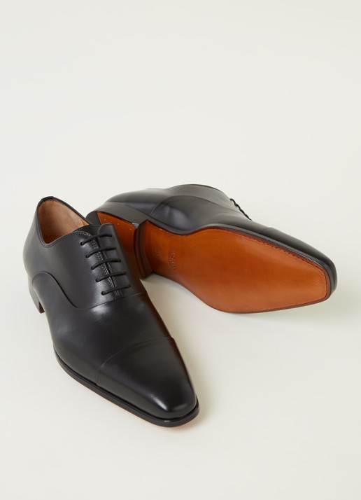 Magnanni Veterschoen van leer - detail 2 zwart