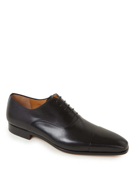 Magnanni Veterschoen van leer - voorkant 3 zwart