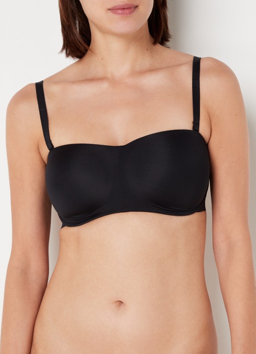 Maidenform Pure Comfort Multiway voorgevormde strapless bh - detail 3 zwart