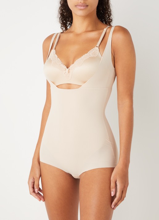 Maidenform Sleek Smoothers corrigerende body - detail beige