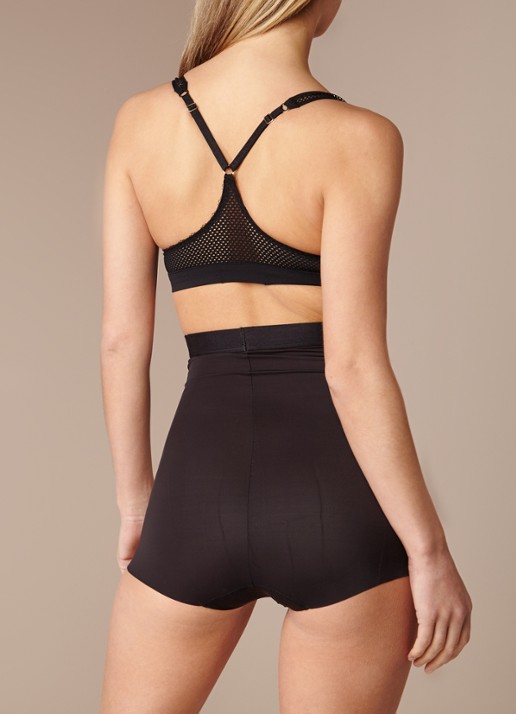 Maidenform Stay Put Firm corrigerende tailleslip - achterkant zwart