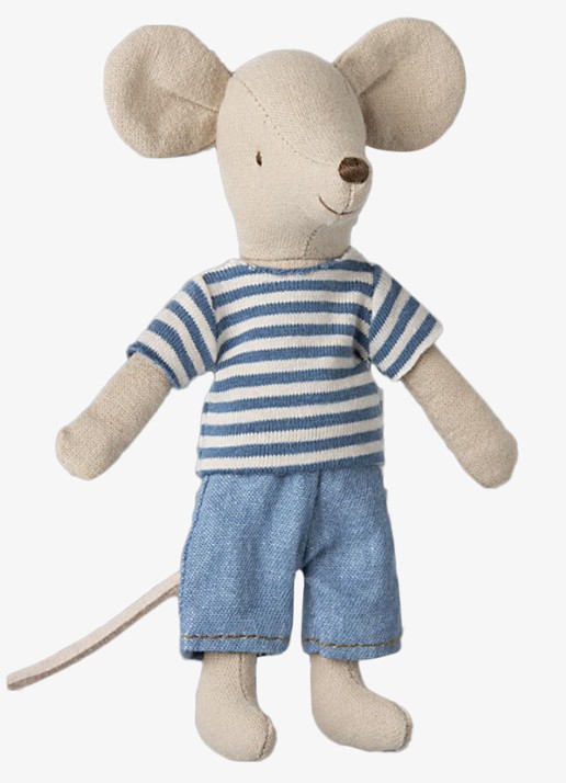 Maileg LouiMax knuffel muis 13 cm
