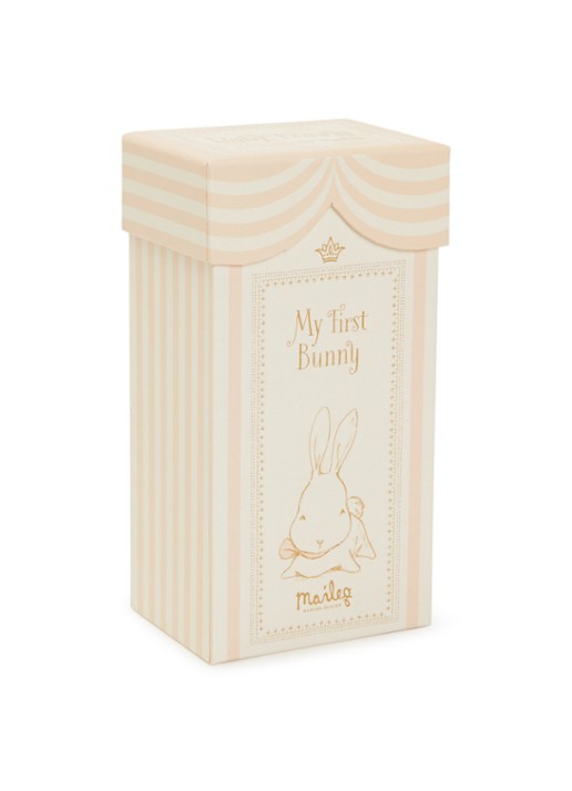 Maileg My first bunny knuffel konijn 19 cm - detail gebroken wit