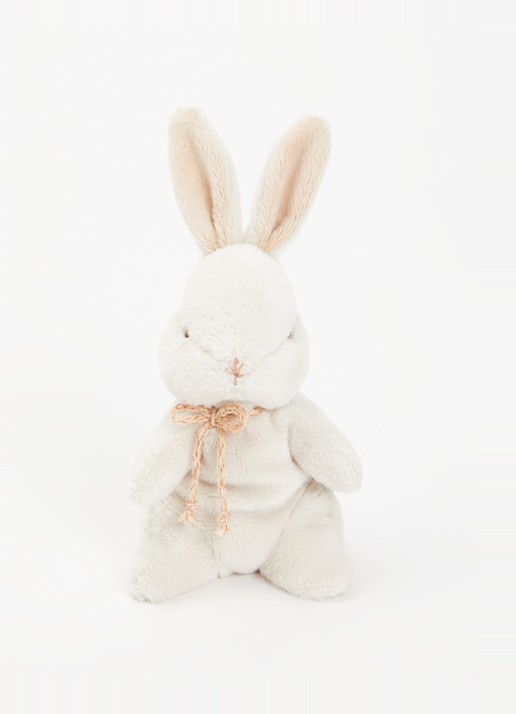 Maileg My first bunny knuffel konijn 19 cm - voorkant 3 gebroken wit