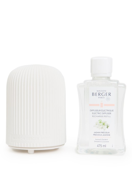 Maison Berger Dôme elektrische parfumdiffuser met Precious Jasmine navulling 475 ml