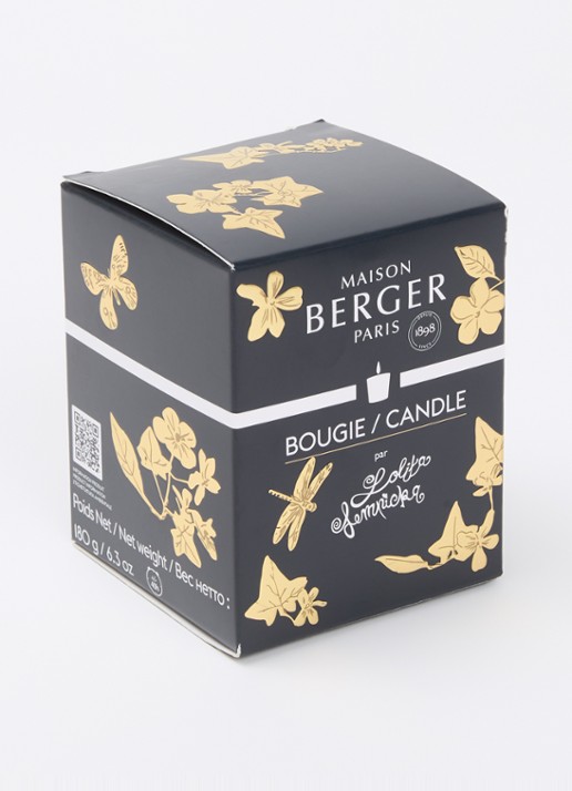 Maison Berger Lolita Lempicka geurkaars 180 gram - voorkant 2 zwart