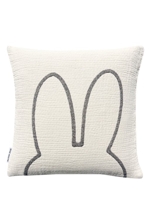 Maison Deux Miffy sierkussenhoes 50 x 50 cm - voorkant 2 creme
