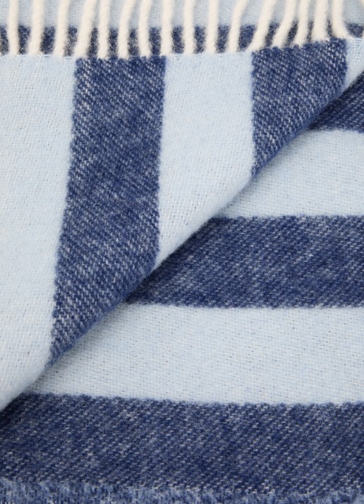 Maison Deux Plaid van wol 130 x 200 cm - detail 3 paars